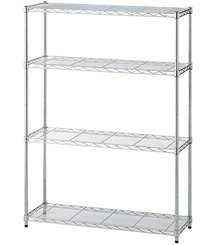 6/10以降お渡し　ルミナス プレミアムライン ソリッドシェルフラック 4段 25mm] ルミナス プレミアムライン ソリッドシェルフラック 4段 幅120