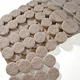 タンColored Assorted Heavy Dutyフェルトパッド レッド M-INVASSORTEDVALUEPACK57PCS