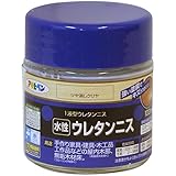 アサヒペン ニス 100ML ツヤ消しクリア