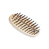 SK11 ワイヤーブラシ小判6行メッキ NO.103