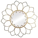 StrattonホームAlexandra壁ミラー 0.98" D x 32.28" W x 32.28" H ゴールド SHD0159