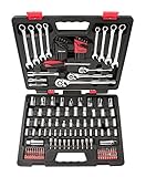 TEKTON 1859 Wrench, Socket and Screwdriver Bit Tool Set, 135-Piece [並行輸入品]
