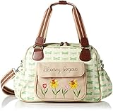 Pink Lining Blooming Gorgeous Zipper Bag, Green Dragonflies by Pink Lining