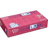 カウネット ニトリル手袋　粉無　青　Ｌ　１００枚×３０箱