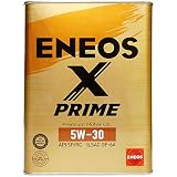 ENEOS X PRIME (エックスプライム) エンジンオイル 5W-30 SP/RC GF-6A (100％化学合成油) 4L缶