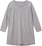 アルゴヴィア シンプルチュニック産後授乳服 M 杢グレー スムース 346132