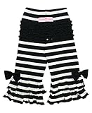 RuffleButts PANTS ベビー・ガールズ カラー: ブラック