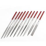 宝石商宝石細工セラミック工具マイクロダイヤモンド針ファイル10個