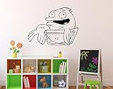 American Dad Klaus壁デカール取り外しGoldfishビニールステッカーCartoonsホームアートインテリア装飾子供キッズ部屋家庭用品2 ( AMD )