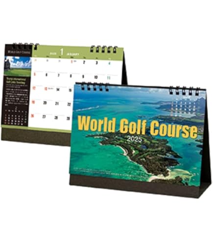 KOMATSU World Golf Course 2026年 卓上カレンダー ゴルフダイジェスト