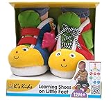 リトルラーニングシューズ 知育玩具 ベビーおもちゃ 練習シューズ 手先指先の知育玩具 ベビートイ 布製おもちゃ 出産祝い ギフト ケーズキッズ