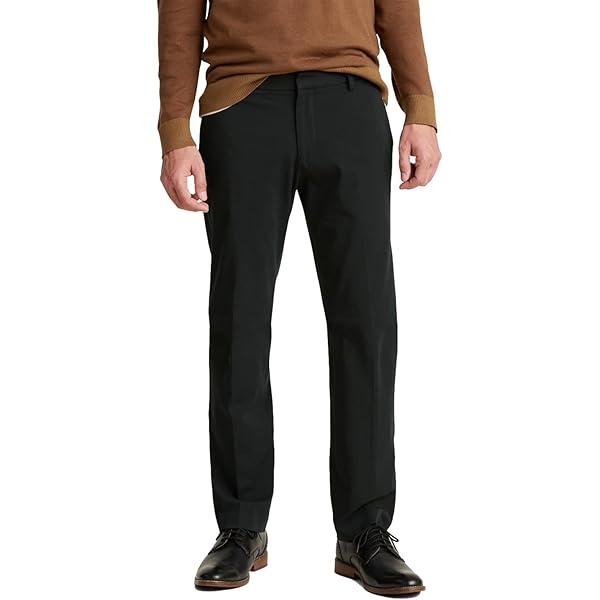 Dockers Men's Slim Fit City Tech Trousers, Asphalt, 36Wx34L