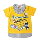 2015年 夏物 アンパンマン フェイクレイヤード 半袖 Ｔシャツ ANPANMAN (イエロー 90cm) sa7994-y-90