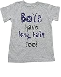 Vulgarベビー男の子Have Long Hair Too幼児用シャツ カラー: グレー