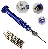 ドライバーセット マグネットビット5種 プラス1.5 マイナス2.0 星型0.8 T5 T6 スマホ分解 修理 メンテナンス iPhone/iPad/PDA/ラップトッ/MacBook Pro等対応