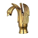 Rozin 洗面台用 蛇口 白鳥の形 台所 バスルー用 混合栓 じゃぐち