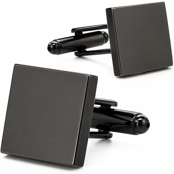 Amazon | [ヒューゴボス]カフスボタン スクエア カフリンク メンズ