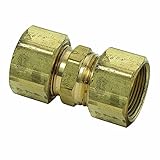 Brasscraft 62-6X Union 3/8 OD x 3/8 OD, Rough Brass [並行輸入品]