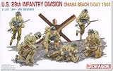 プラッツ ドラゴン 1/35 WW2 アメリカ 第29歩兵師団 歩兵 ノルマンディ上陸作戦 オマハビーチ D-DAY プラモデル DR6211