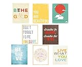 Inspire Miniコレクション壁カード、Typography、保育園装飾、子供の壁のアート印刷、子供の部屋装飾、性別ニュートラル、モチベーションWordアート、インスピレーションアートワーク子供