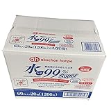 水99%　Super　新生児からのおしりふき　 60枚×20個　厚手タイプ