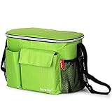 エルフ ベビー (Fairy Baby) 赤ちゃん専用 大容量おむつポーチ 消臭抗菌 保温 ナイロン (グリーン,30*15.5*19.5cm)