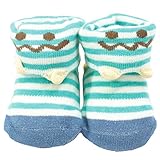 （キッズズー）kids zoo おばけボーダーソックス 12 ブルー