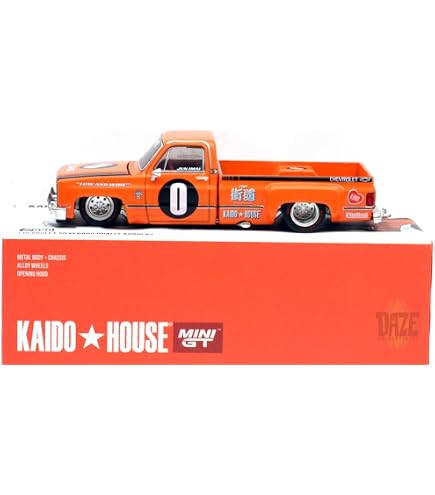 Amazon | MINI GT KAIDO HOUSE - CHEVROLET SILVERADO KAIDO FLO V1