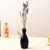 濃紺の徳利一輪挿し　キレイな濃紺で見た目もキレイ♪