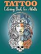 Tattoo: Coloring Book for Adults (Grayscale Coloring Book)