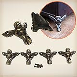 4Pcs Antique Brass Jewelry Chest Wood Box Decoration Feet (Usa)