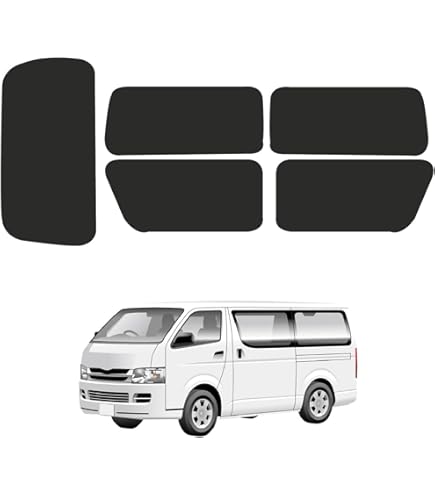Amazon | ハイエース200系 遮光パッド リア5面 [グレード] I~III型:GL