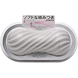 TENGA テンガ MOOVA SILKY WHITE ムーバ シルキーホワイト 【滑らかに絡みつく螺旋、包み込むように吸い付く密着感。】 繰り返しタイプ 回転 吸い付き ミニローション付き 1個 (x 1)