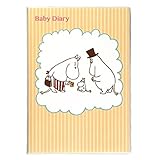 E/C 育児ダイアリー/Baby Diary ムーミン（家族） D130-15 1歳までの赤ちゃんの成長記録が残せます！ 学研ステイフル
