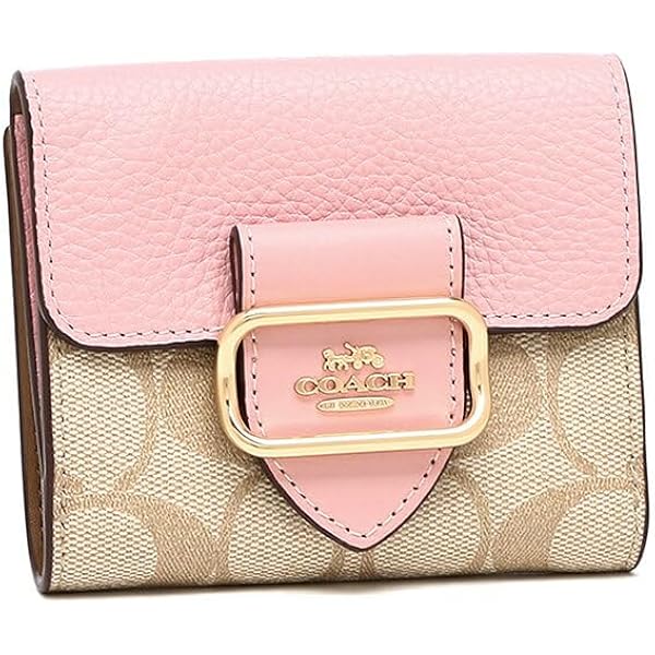 COACH 二つ折り財布 バーガンディ/ピンク Amazon | [コーチ] 財布 二つ折り財布 ピンク レディース