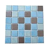 シール式モザイクタイルシート デコレ［ミックスジェラート/10枚セット］/トロピコ/1枚サイズ：15cm×15cm/Z3K