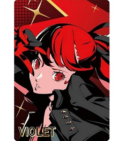 Amazon.co.jp: 【27.主人公＆芳澤かすみ (ビジュアルカード/P5R