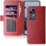 Xiaomi 12T Pro / 12T ケース 手帳型 カード 収納 シャオミ12t プロ 高級PU 財布 カバー (Xiaomi 12T Pro / 12T, ブラック)