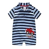 Linyuan ファッション Baby Boy's Newborn Cute Rompers ロンパース Cotton Jumpsuits Climbing clothes Short Sleeve
