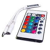 waves LED テープライト RGB コントローラ リモコン 24キー スリムレシーバー