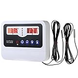 べホー GeekTeches TMC-D6000シングルサーキットデュアルサーキットLEDデジタルサーモスタット温度コントローラーヒーター冷却コントロールスイッチ（2個のセンサープローブ付）