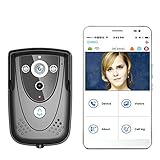 WI - FIワイヤレスビデオドア電話ナイトビジョン防水IP55 Wifiのドアベルとドアベルインターホン