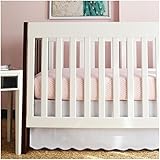 Oliver B 2-Piece Crib Bedding Set- Dove Grey and Pink by Oliver B [並行輸入品]