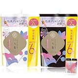いち髪 【Amazon.co.jp限定】 なめらかスムースケア シャンプー コンディショナー 大容量 詰め替え 6個分 セット (2000ml/2000g) トライアル付き | ヘアケア ダメージケア メンズ レディース