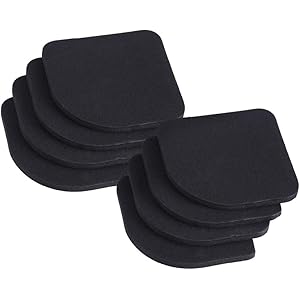 【8枚入り】洗濯機用 防振パット 家具マット8枚入り 振動吸収パットフローリング 滑り止め 騒音/振動/キズ防止 傷防止…