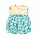 ホッペッタ Hoppetta 女の子ショートオール ミントグリーン 80cm 58034