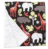 Baby Elephant Ears Ultra Soft Baby Blanket (Large (27x29), Zoology Red) by Baby Elephant Ears