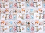 2 Sheets of Quality Wrapping Paper and 2 Matching Gift tags Luxury gift wrap for a New Baby Boy by S