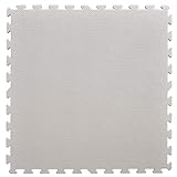 タンスのゲン 3畳用 16枚組ジョイントマット 【大判58cm】 床暖房対応 環境に優しい 1級防音 ノンホルムアルデヒド シックハウス症候群対策商品 サイドパーツ付き パステル グレー単色 18700094 02 【64940】