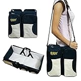 3 in 1 Diaper Bag - Travel Bassinet - Change Station - Multi-purpose，A Lounge to go Tote Bag Infant 